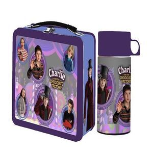 NECA Charlie and the Chocolate Factory Metal Lunch Box and Thermos